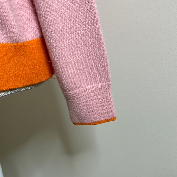 TORY BURCH SPORT PINK & Orange sweater cashmere & polyester - Picture 5 of 10